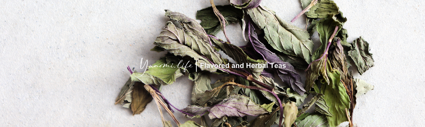Flavored and Herbal Teas banner by yunomi.life