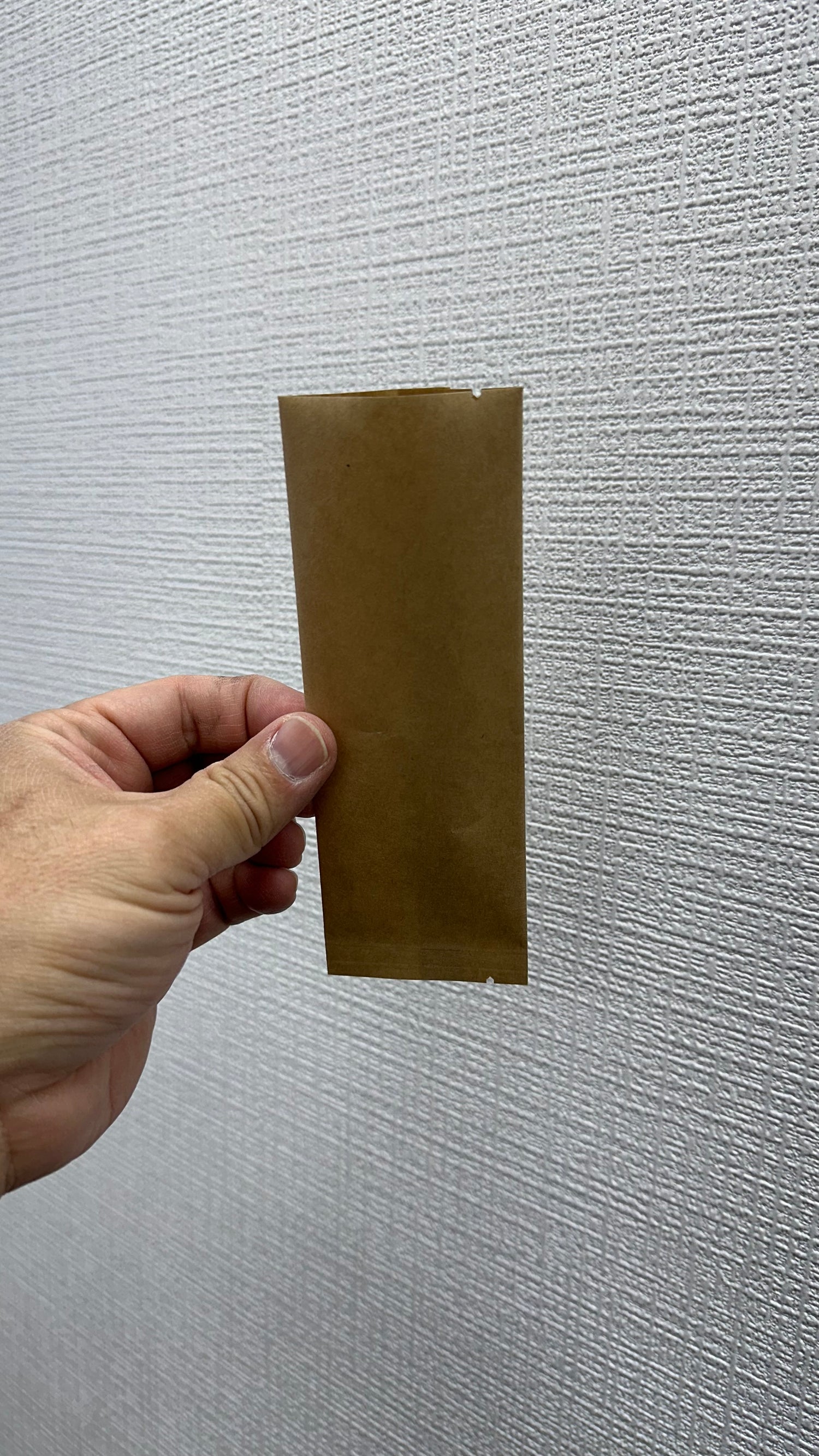 Seiwa 50661: Matcha Bags, Craft Brown Flat Bags for Samples (55x150 mm)