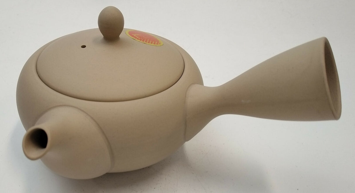 高助窯 (Y112) 高資陶苑:常滑急須 茶ポット 浅丸陶メッシュストレーナー 300ml