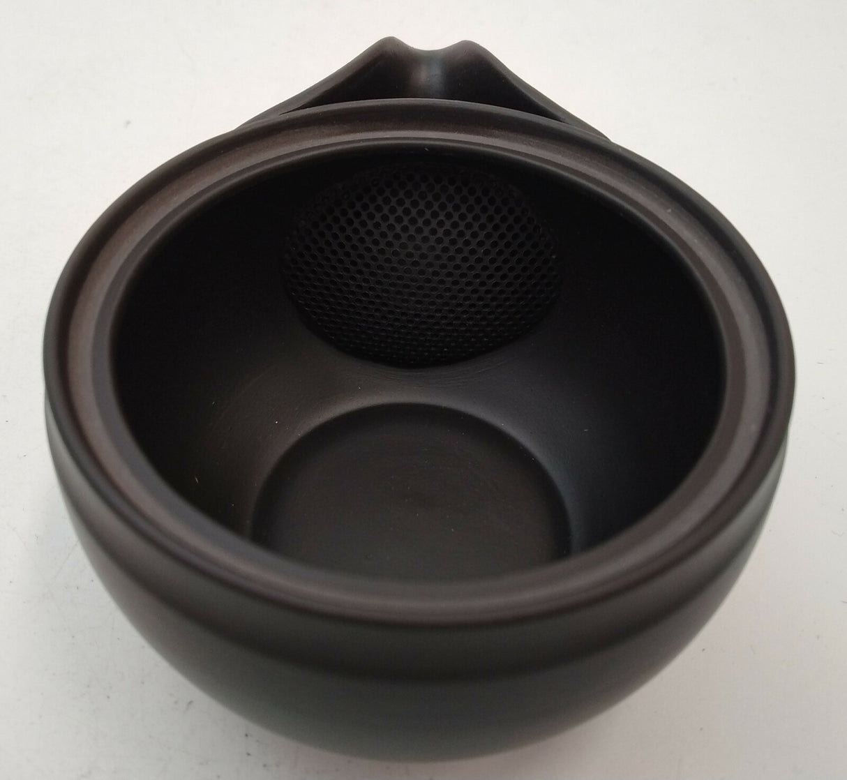 高助窯 (Y122) 高資陶苑: 常滑宝瓶 急須 黒 セラミックメッシュストレーナー 160ml