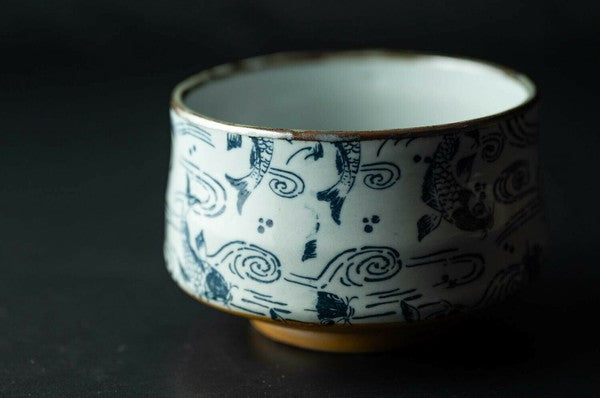 Oda Pottery: Sazanami Design posliinimukikuppi (sininen) 小田陶器さざなみマグカップ(ブルー)