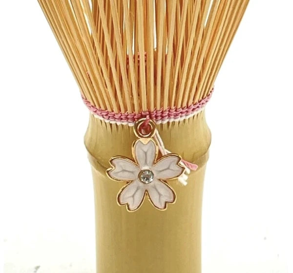 Suikaen: Chasen Matcha Whisk, Laughter (Pink Emi, 笑) - plastic case