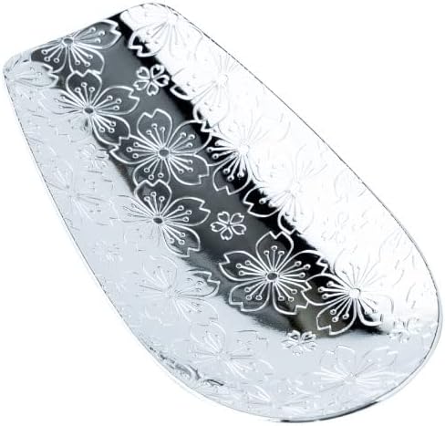 青芳:ステンレス茶匙 桜柄茶杓 ステンレス茶箕 さくら