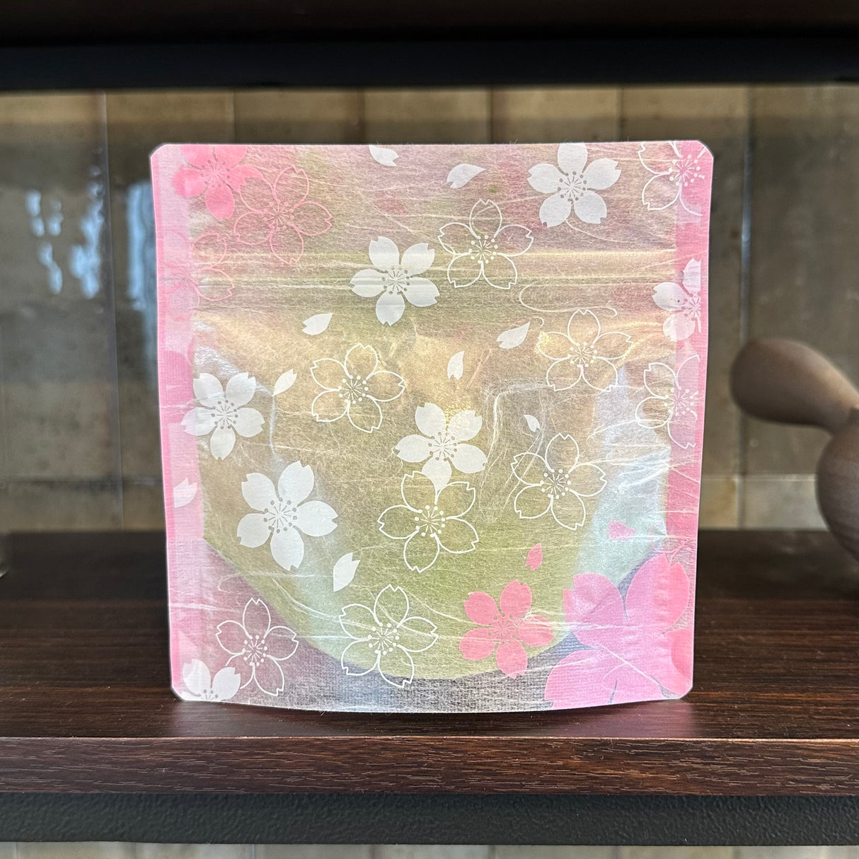 Yoshimura Pack 10185 Uudelleensuljettava Washi Paper Bag Pink Sakura 雲竜透明チャック付スタンド袋 桜