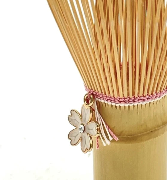 Suikaen: Chasen Matcha Whisk, Laughter (Pink Emi, 笑) - plastic case