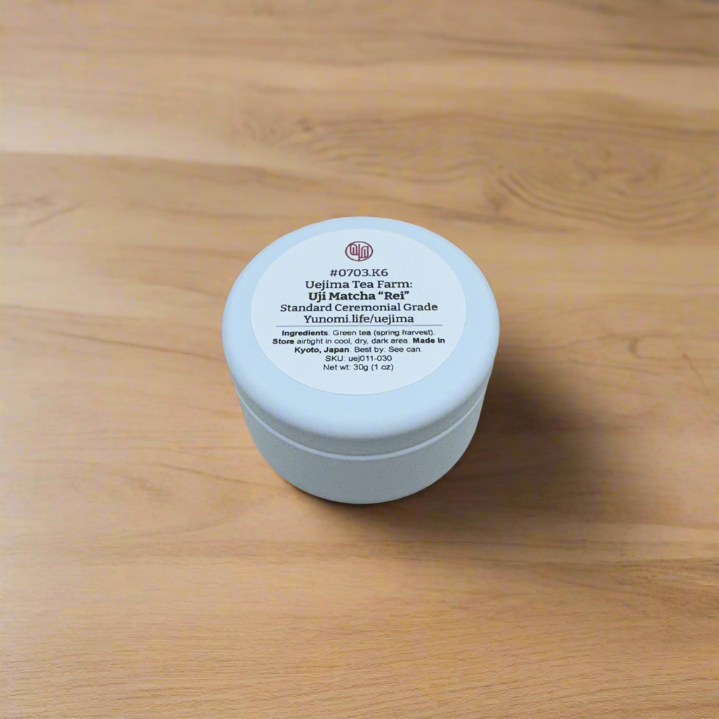 #0703.K6 上島茶園:宇治抹茶「麗」(さみどり) - 京都産スタンダードセレモニーグレード 京都宇治和束茶 抹茶 玲(数量限定)