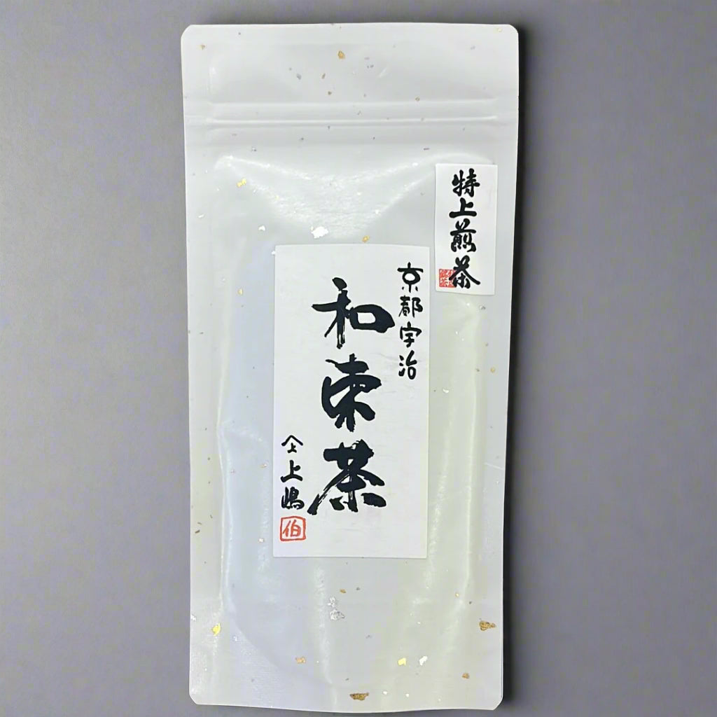 #0706.K6 上島製茶園 和束煎茶特上(奥緑・露光) 特上煎茶
