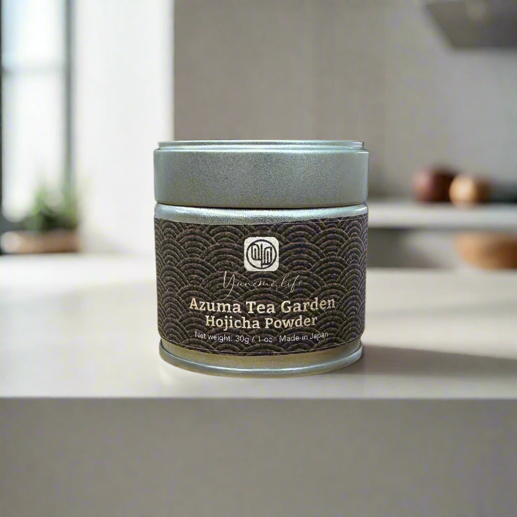 Azumat Tea Garden Hojicha Powder from Wazuka, Kyoto, Pull-top Can