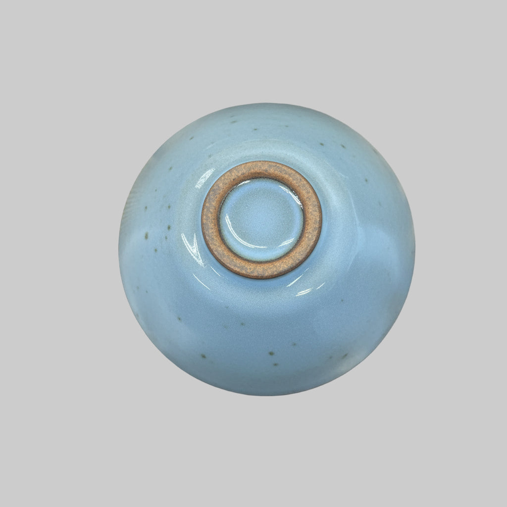 Blue Hagi Natsume Matcha Bowl 青萩 夏目抹茶碗 【日本製 陶器】