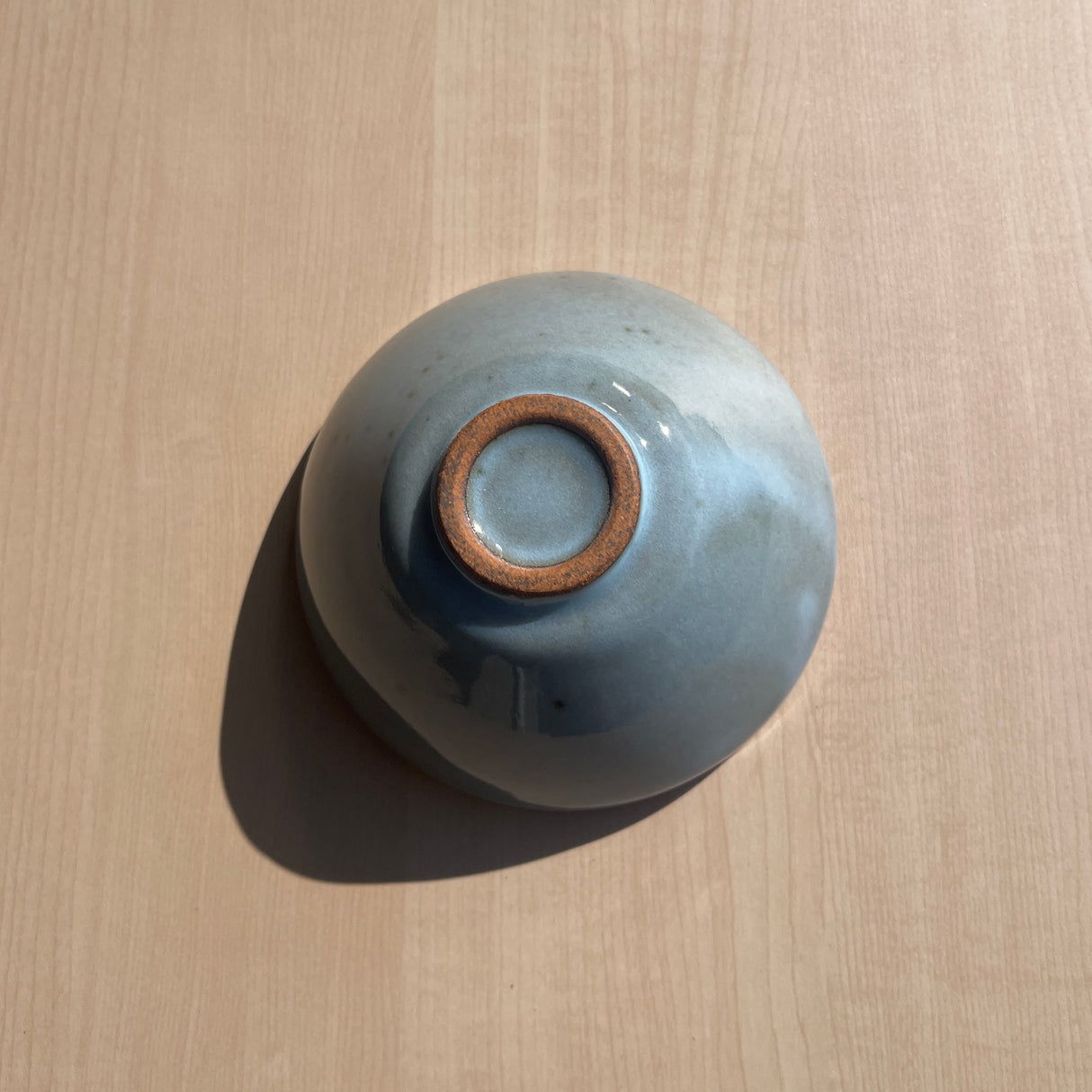 Blue Hagi Natsume Matcha Bowl