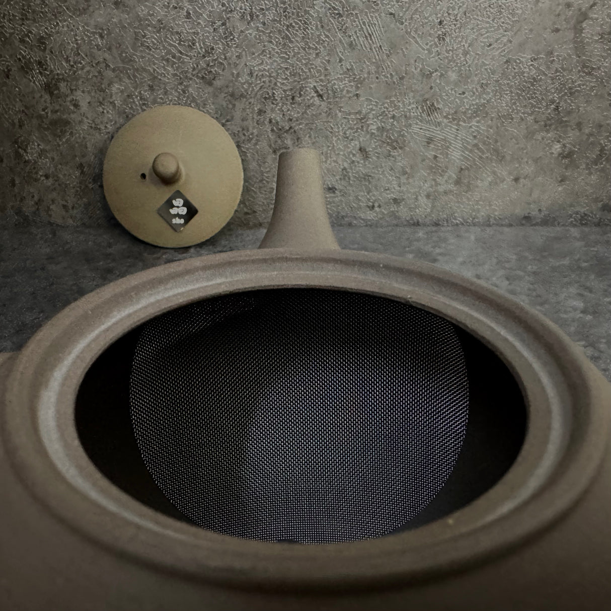 祥古窯(F417):土丸 茶土急須(320ml) 晶光茶泥丸急須