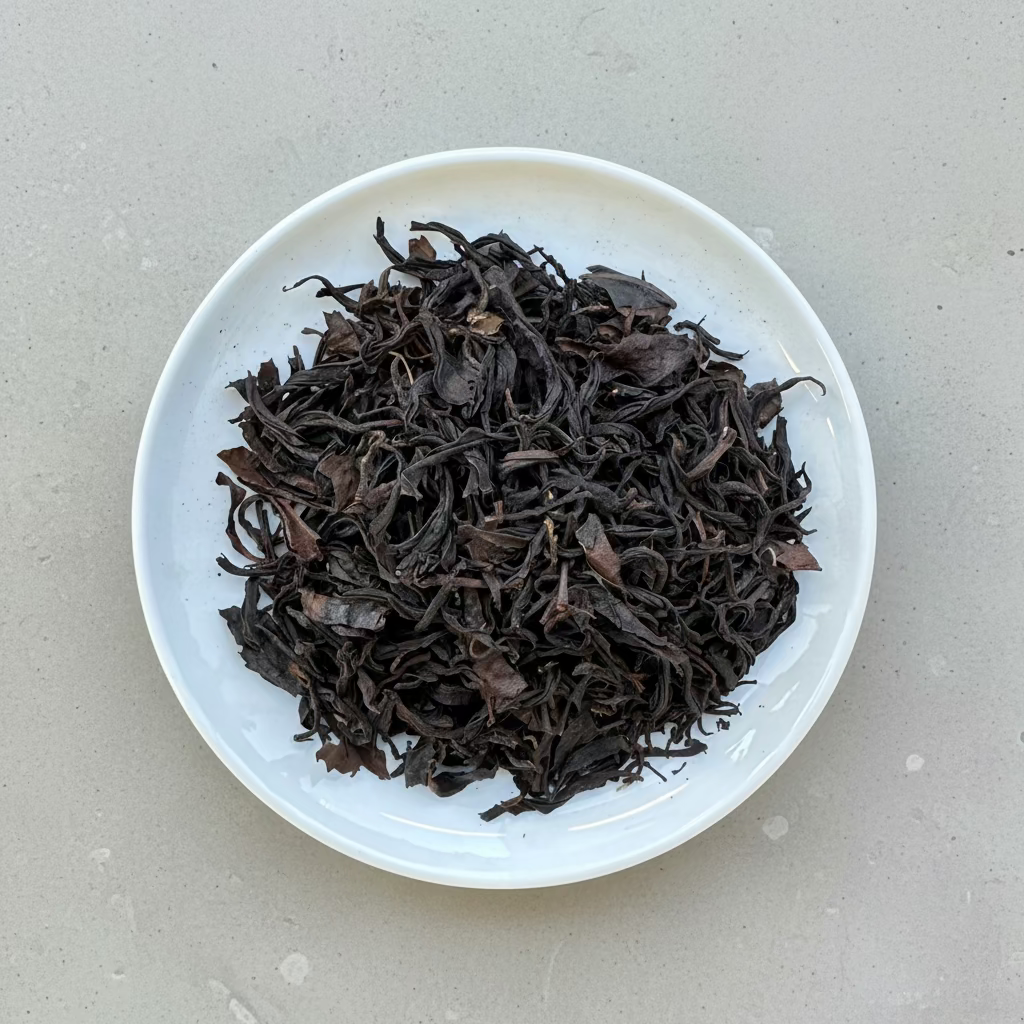 koshun cultivar wakocha japanese black tea, second flush summer harvest from Shizuoka, Japan