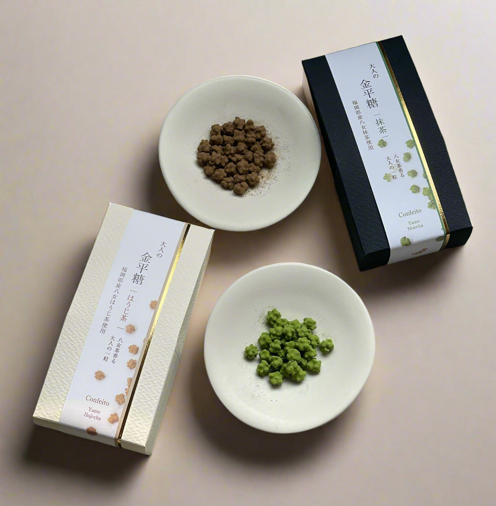 Harano Seicha: Yame Matcha Konpeito Candy 大人の金平糖 抹茶