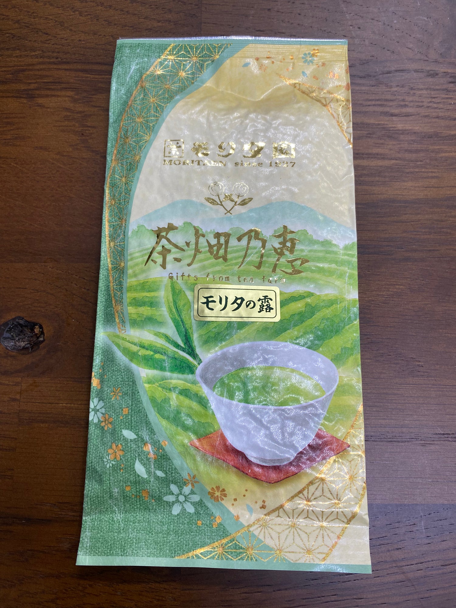 #0920.S2 Morita Tea Shop: Morita no Tsuyu, Superior Sencha Green Tea (100g)