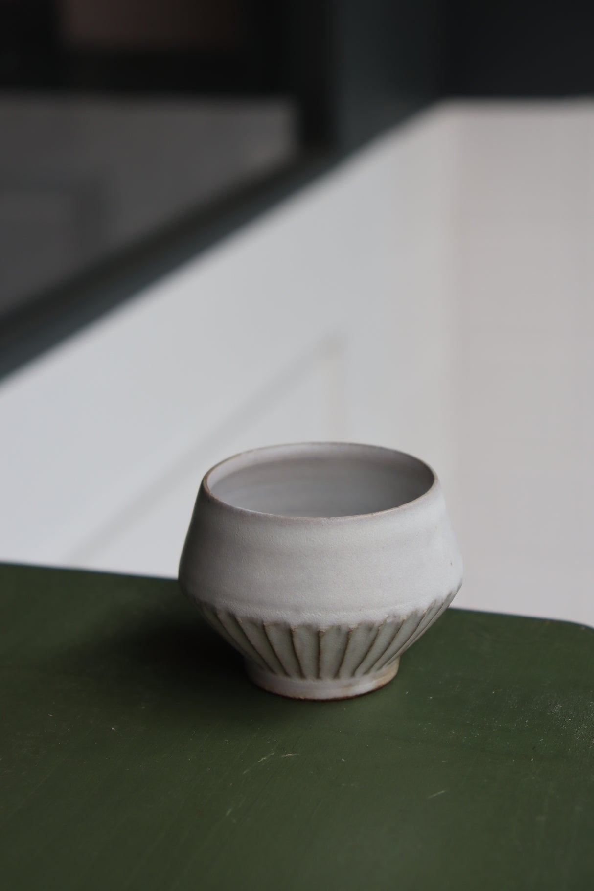 Emi Nakagawa: Handmade White Guinomi Cup