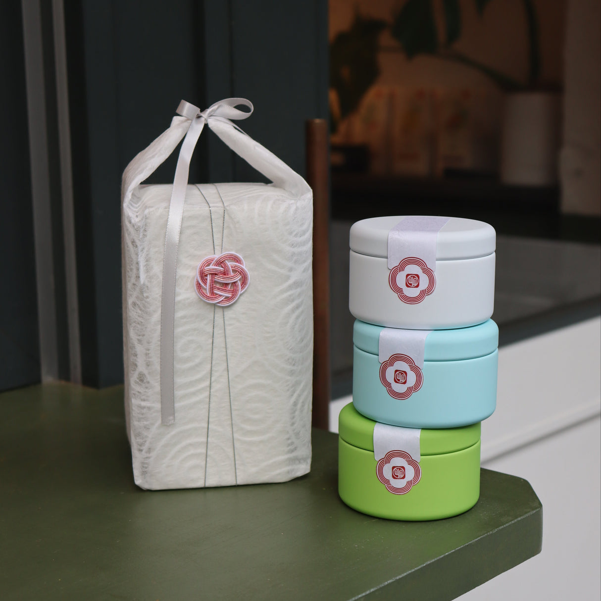 湯のみわラッテ テイスティングセット 国産抹茶・ほうじ茶・玄米茶パウダー