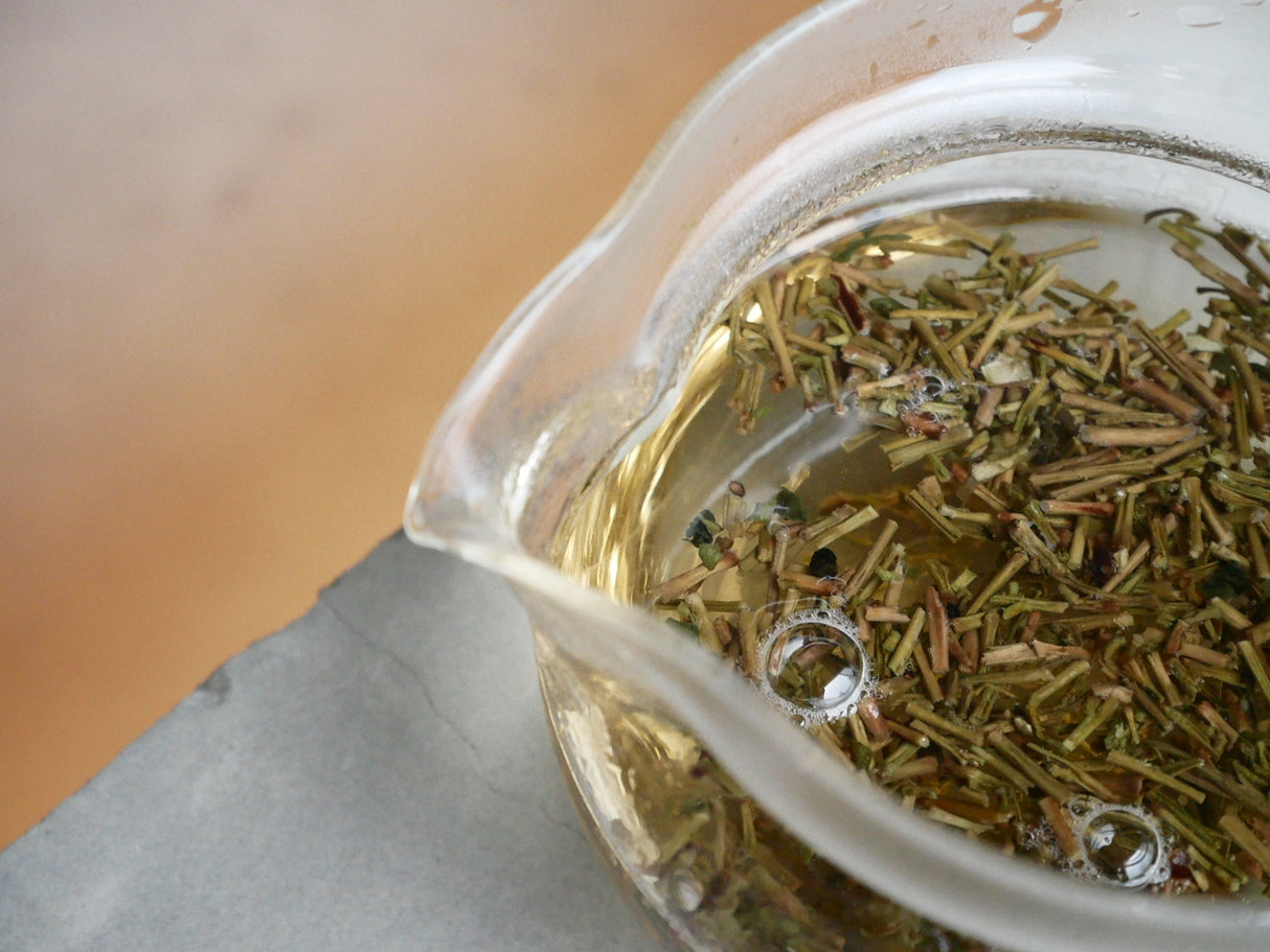 #0237.JX加賀棒茶生姜 - 石川県産自然栽培の焙煎緑茶葉と生姜入り