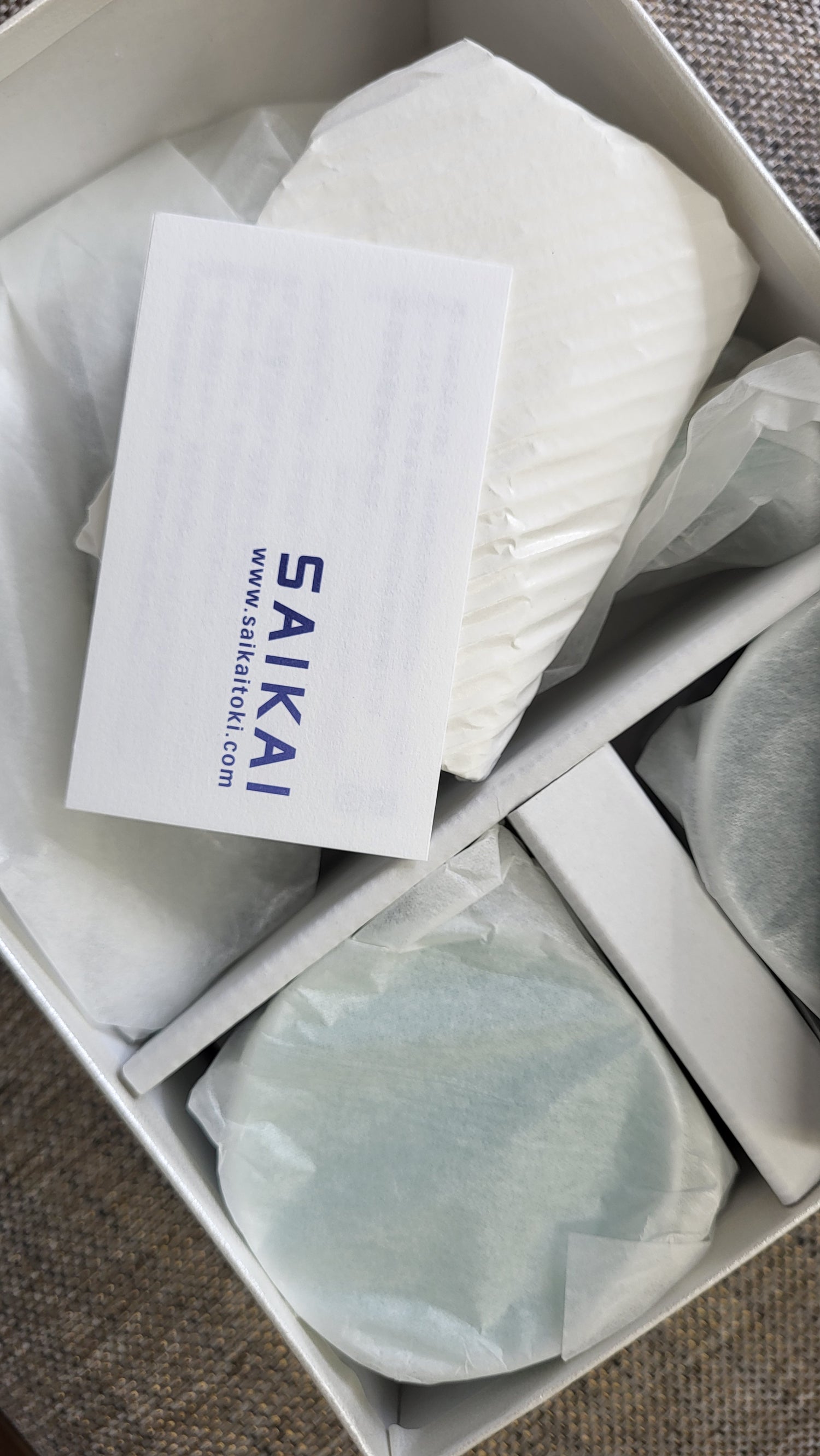 西海陶器:波佐見焼 青磁 急須セット - 急須+ティーカップ2個