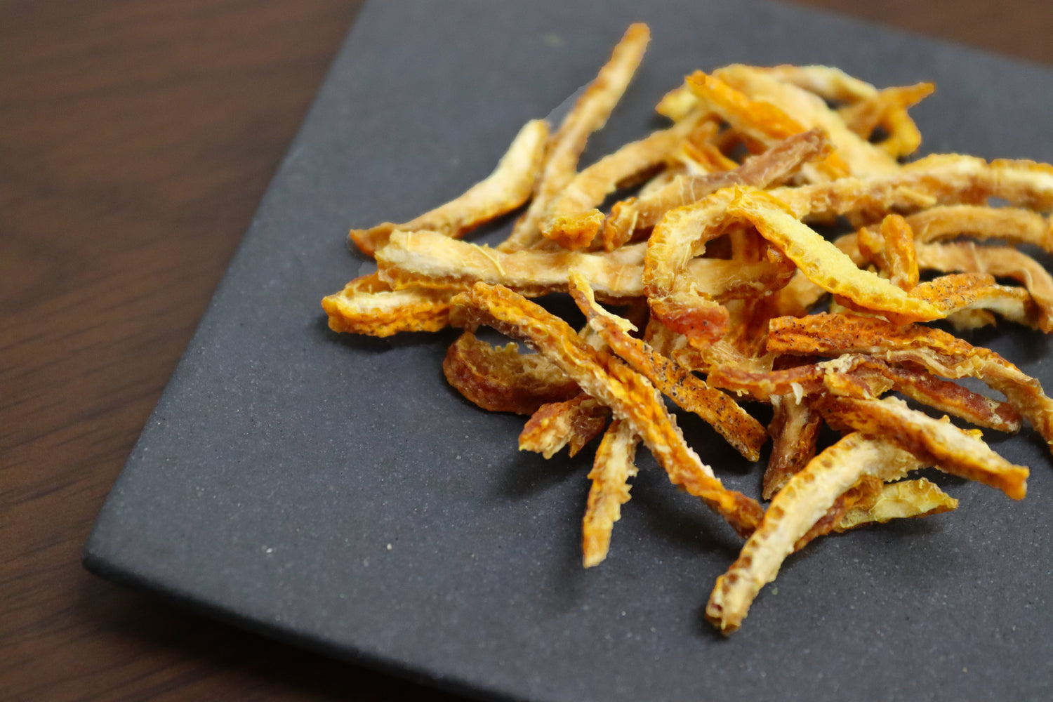 #0820.M3 宮崎県東米良村産プレミアム有機乾燥柚子皮 宮崎県東米良地区の乾燥有機柚子皮