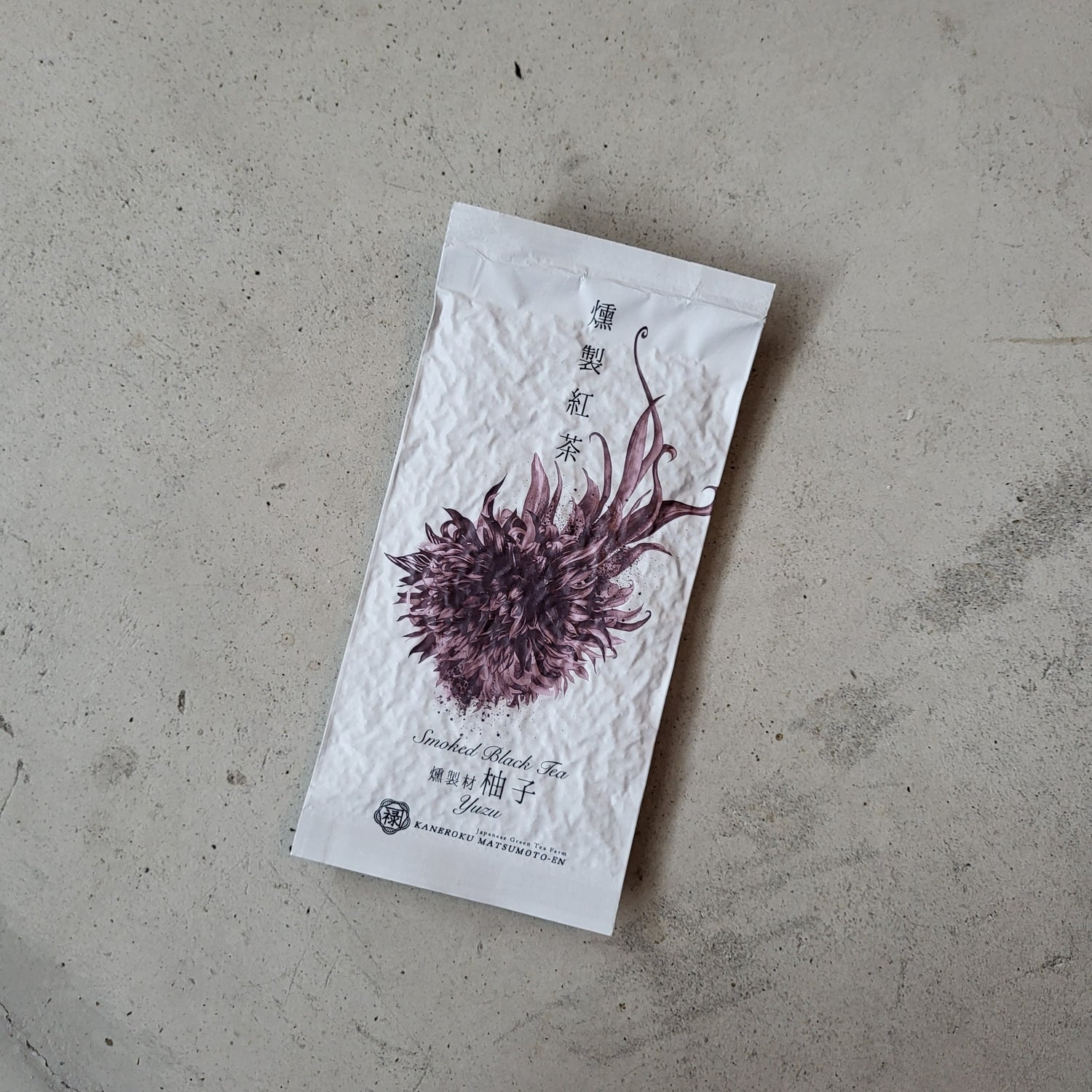 #0382.S5 兼六松本茶園:ゆずウッドスモーク紅茶 燻製紅茶 ゆず