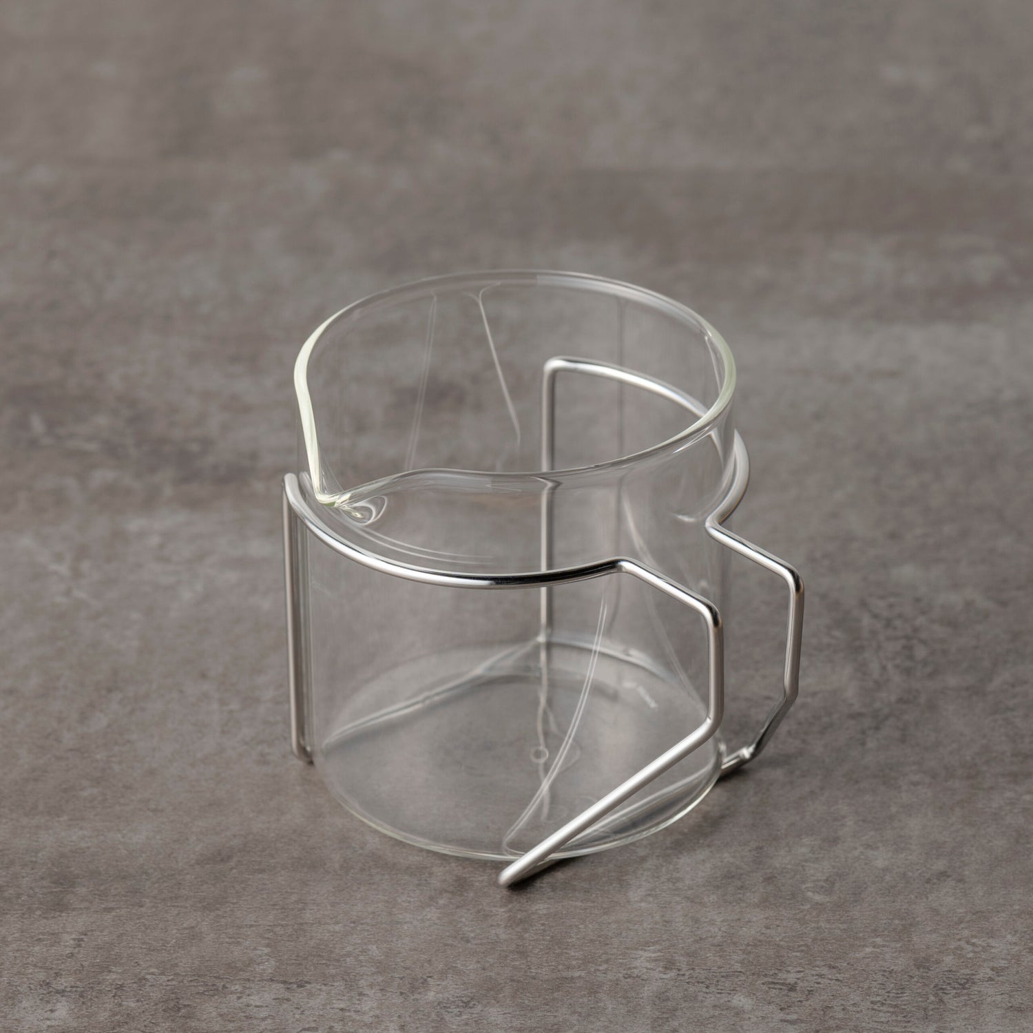 スリースノー:茶こしとガラス急須セット(ピンクゴールド)