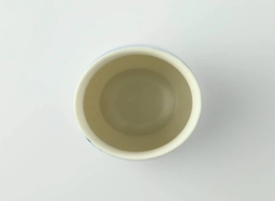 Miyama Minoyaki Oval Cup (musteensininen) ポット(インクブルー)