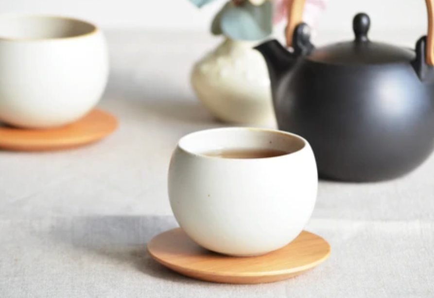 【2025年新入荷】SHIKIKA - コロコロラウンド湯のみカップ - ホワイト