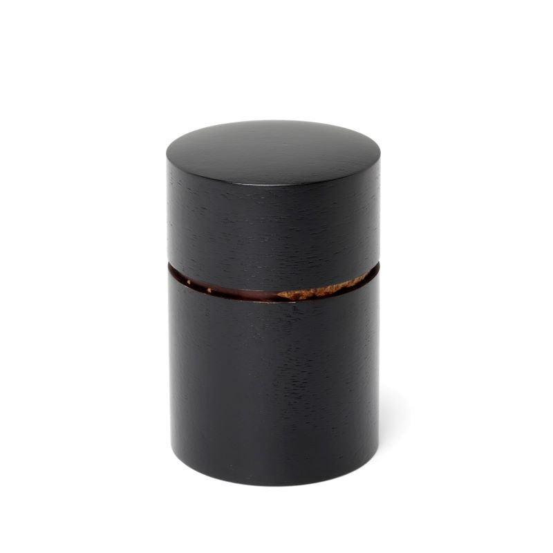 Fujiki Denshiro: Obizutsu Tea Canister - Bukeyashiki 帯筒茶筒ぶけやしき - Yunomi.life