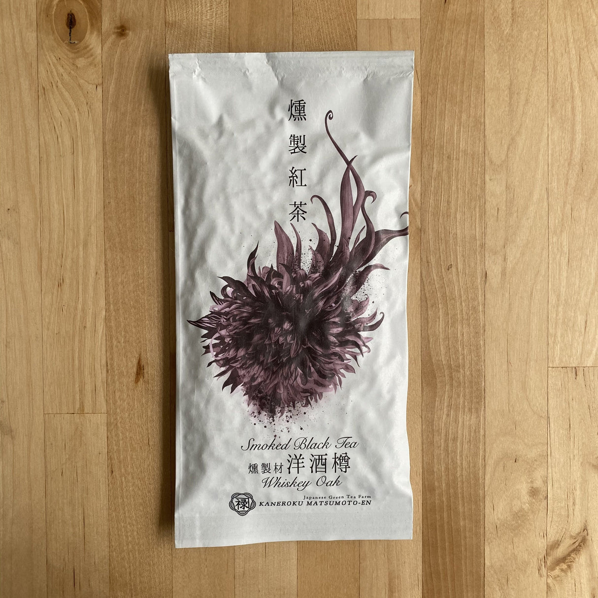 #0378.S5 兼六松本茶園:ウィスキーオークバレルウッドスモーク紅茶 燻製紅茶 洋酒樽