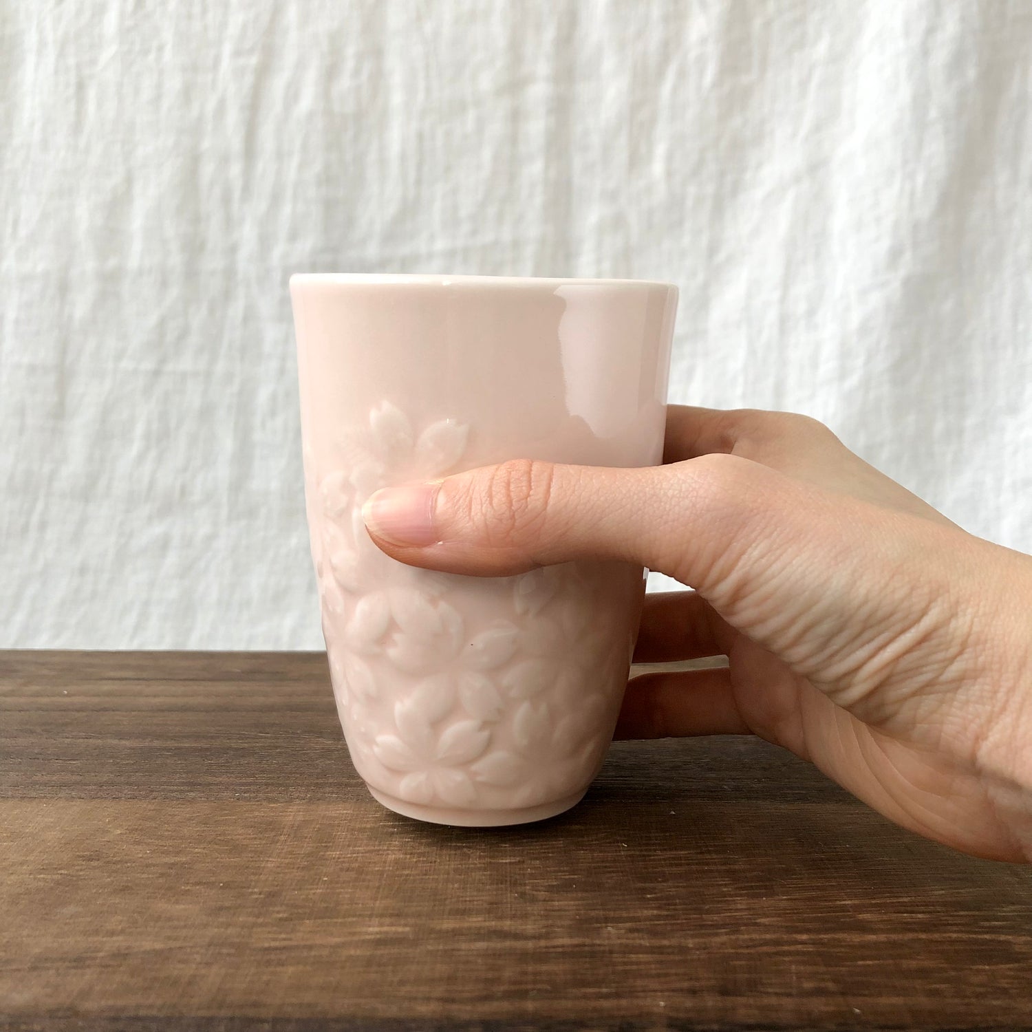 Yamani - Miyama Astiat: Sakura Yunomi Tumbler Pink
