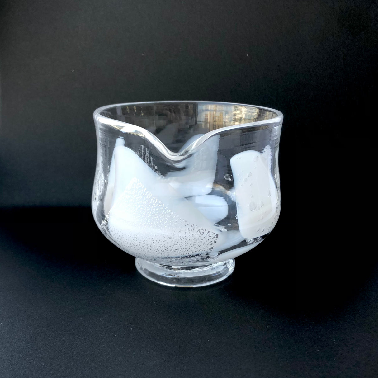 翠華園:片口茶わん 注ぎ口付き抹茶碗(巴・巴)