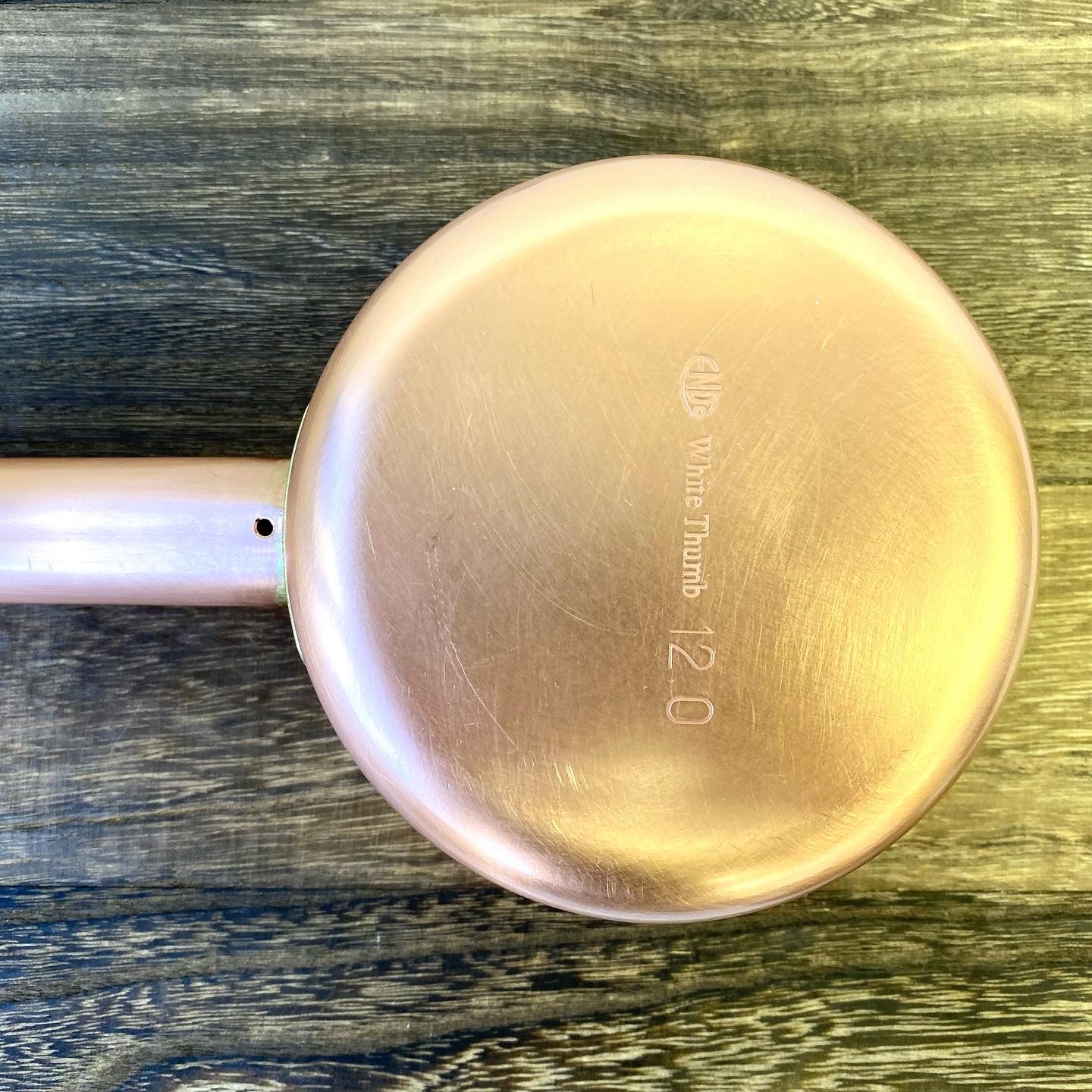 銅鍋 銅両口片手鍋