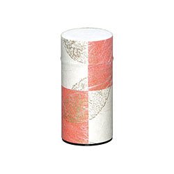 Okumura Seikan: Tea Can, Washi Paper - Gold leaf crimson 讃香 朱 - Yunomi.life