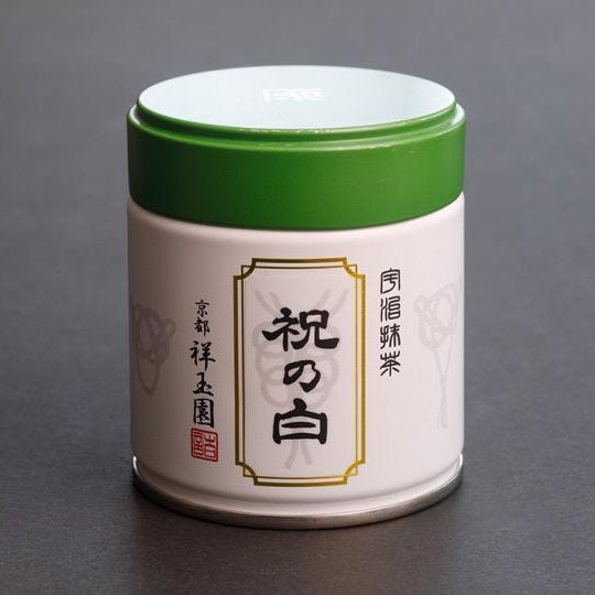 Shogyokuen: Matcha Iwai no Shiro, Premium Ceremonial Grade (40g can, Spring Harvest) 祝いの白 - Yunomi.life
