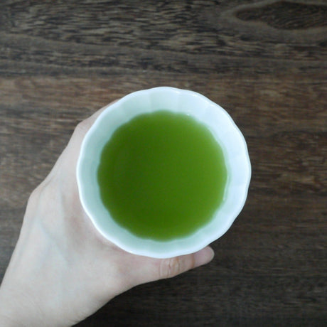 Yamani - Miyama Tableware: Sencha Tea Cup Suzune, White Color - Yunomi.life