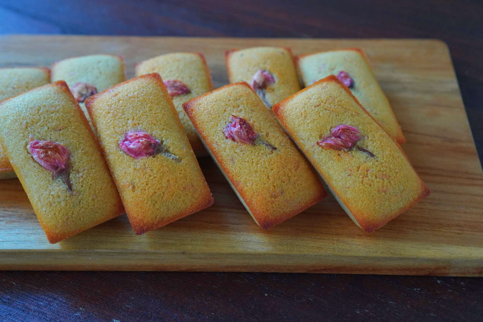 Gluten-Free Sakura Financier (French Almond Cake)  Recipe