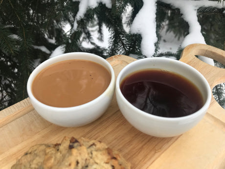 Eggnog with Smoked Japanese Black Tea