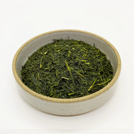 #1075.G1 Shirai Seicha: Premium Sencha "Hatsune" (Tsuyuhikari) leaves yunomi.life 
