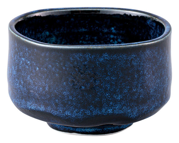 Seiangama: Blue Enamel Kiln Matcha Bowl 青圴窯抹茶椀