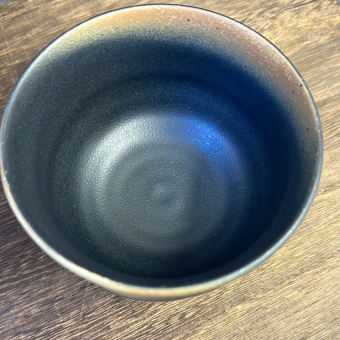 Kizoku Club: Black Bizen-yaki Mini Matcha Bowl