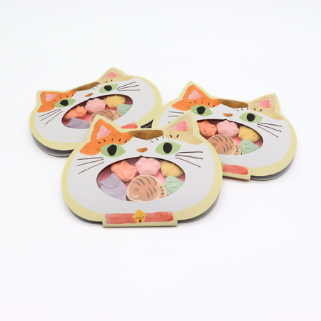Baikodo: Nyanko(Cat) Wasanbon Sugar Candy yunomi.life