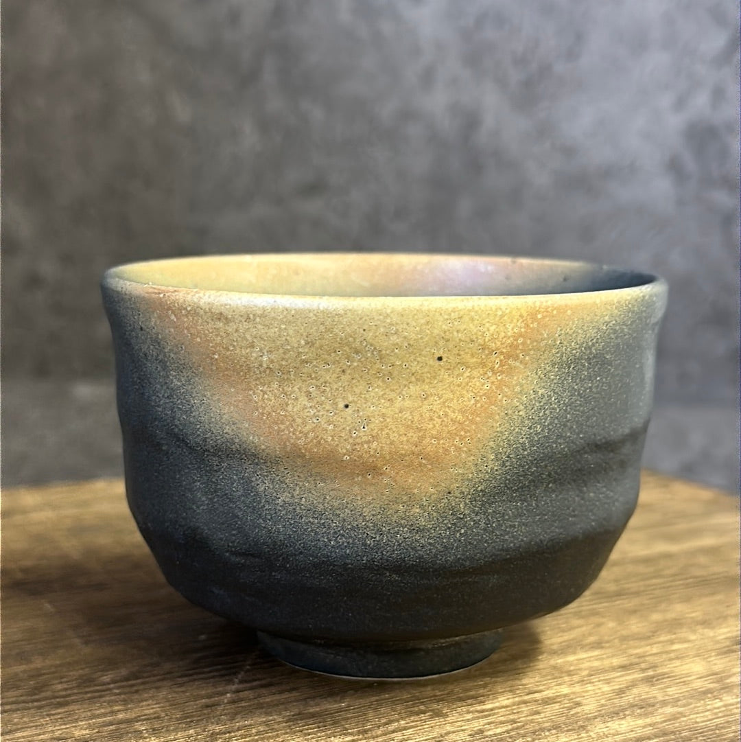 Kizoku Club: Black Bizen-yaki Mini Matcha Bowl