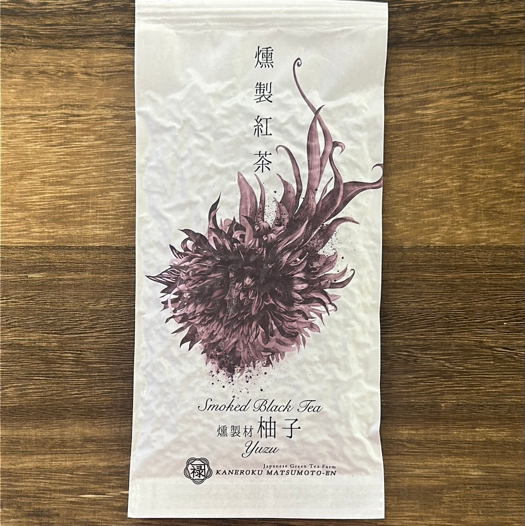 #0382.S5 Kaneroku Matsumoto Tea Garden: Yuzu Wood Smoked Black Tea 燻製紅茶 ゆず