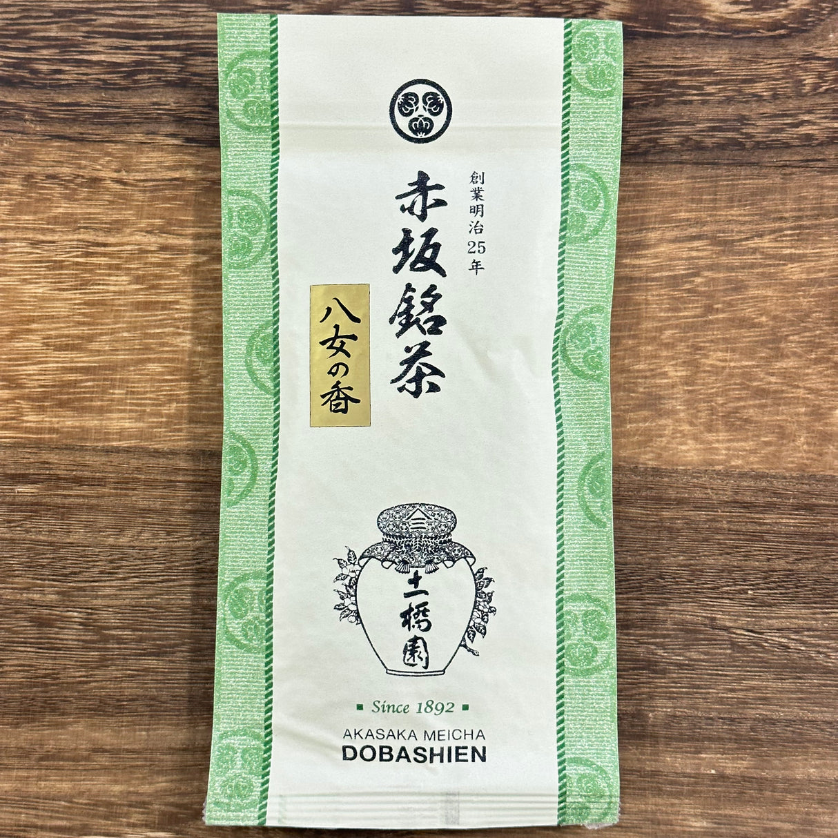 #0213.F2 Dobashien Tea #20: Fukuoka Sencha, Yame no Kaori 100g 八女の香