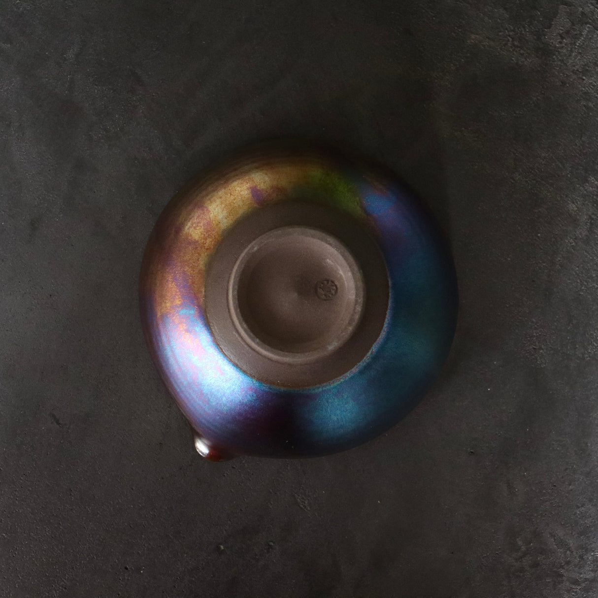 Kiwakoto Suikaen Matcha Pouring Bowl Tenmoku 天目片口抹茶碗