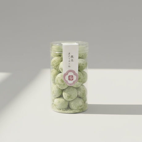 Matcha Snowball Cookies