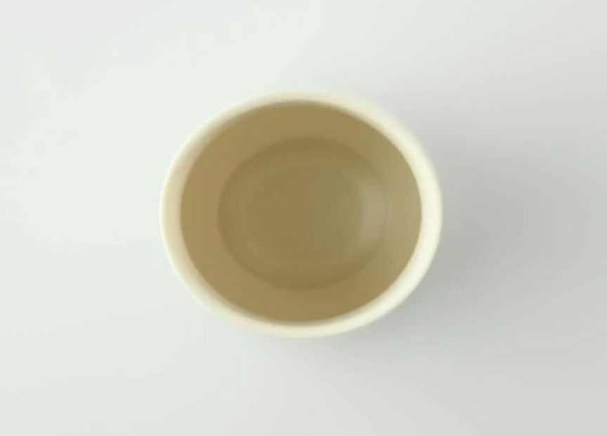 Miyama Minoyaki Large Oval Cup (Light Gray / Gray) ポット（ライトグレー/グレー）