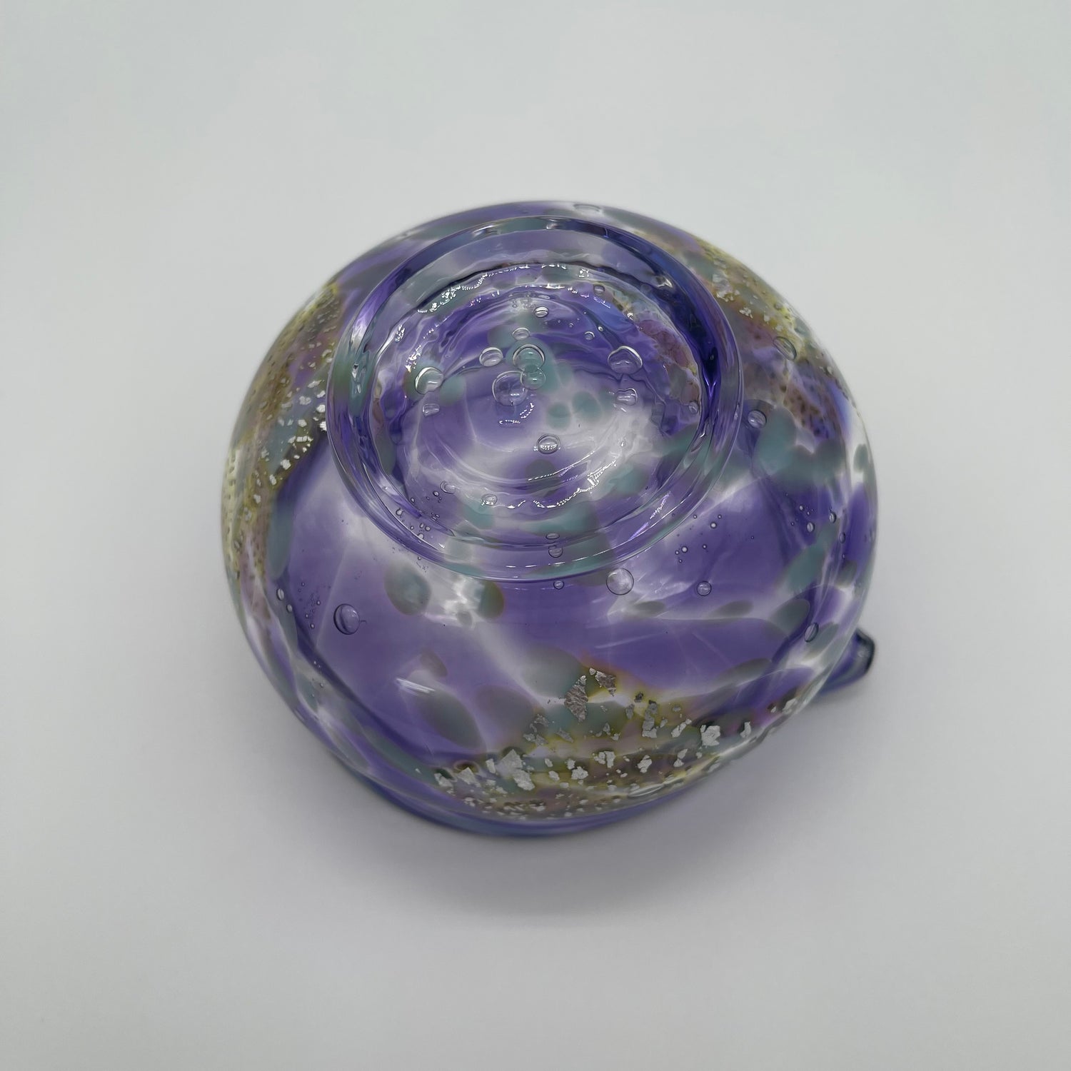 Suikaen: Crystal Series (Katakuchi Chawan Glass Matcha Bowl with Spout ) SORA yunomi.life 5