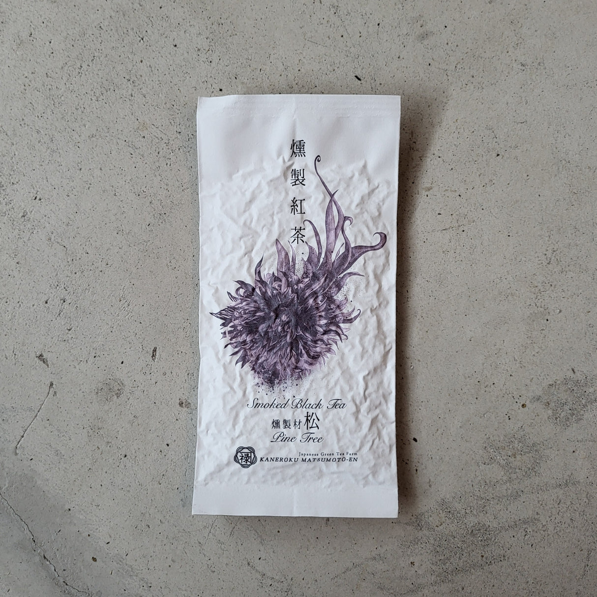 Kaneroku Matsumoto Tea Garden: Matsu japanilainen mäntypuu savustettu musta tee 燻製紅茶 松