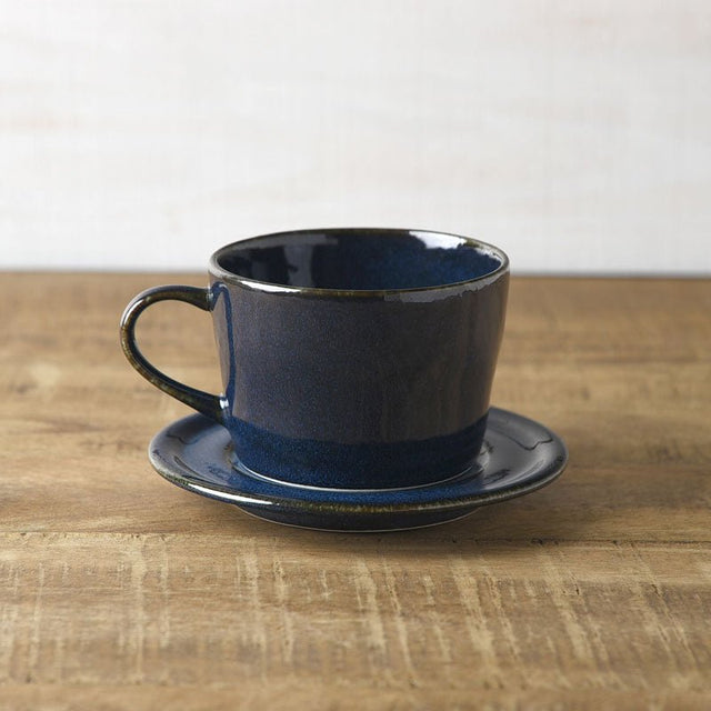 Deep Scandinavian Blue - Tea Cup & Saucer - Yunomi.life